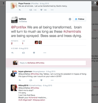 Illustration for article titled The Pope's Twitter Mentions Are a Living Hell
